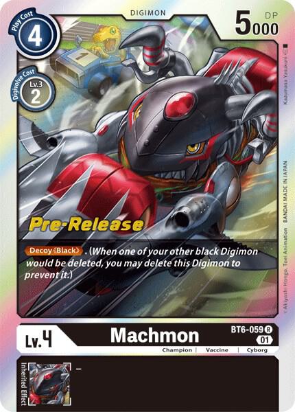 Machmon - Double Diamond Pre-Release Cards (BT-06_PR)