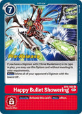 Happy Bullet Showering - Double Diamond Pre-Release Cards (BT-06_PR)