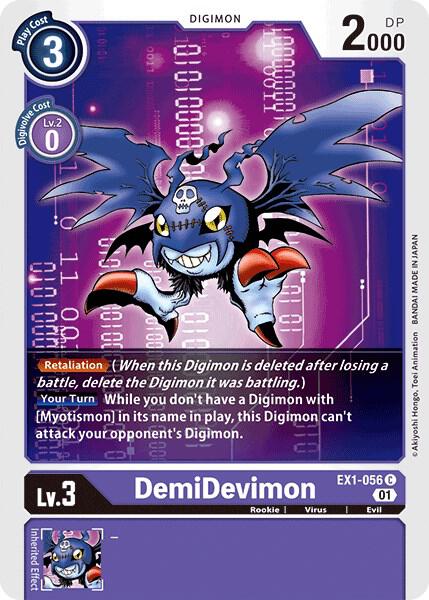 DemiDevimon - Classic Collection (EX-01)