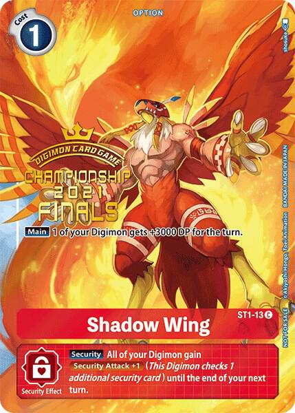 Shadow Wing (2021 Championship Finals Tamer's Evolution Pack) - Starter Deck 01: Gaia Red (ST-1)