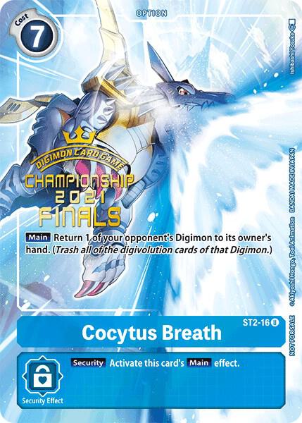 Cocytus Breath (2021 Championship Finals Tamer's Evolution Pack) - Starter Deck 02: Cocytus Blue (ST-2)