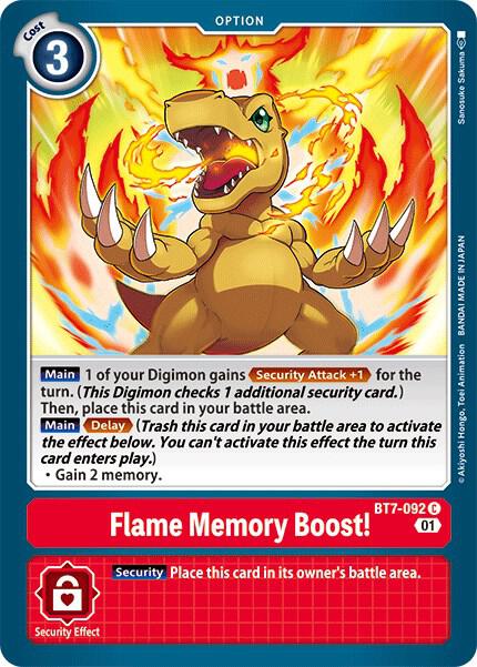Flame Memory Boost! - Next Adventure (BT-07)