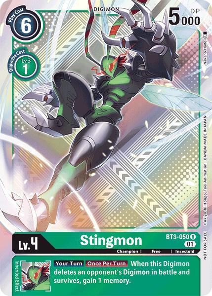 Stingmon - BT3-050 (Official Tournament Pack Vol.4) - Release Special Booster 1.0 (BT01-03A)