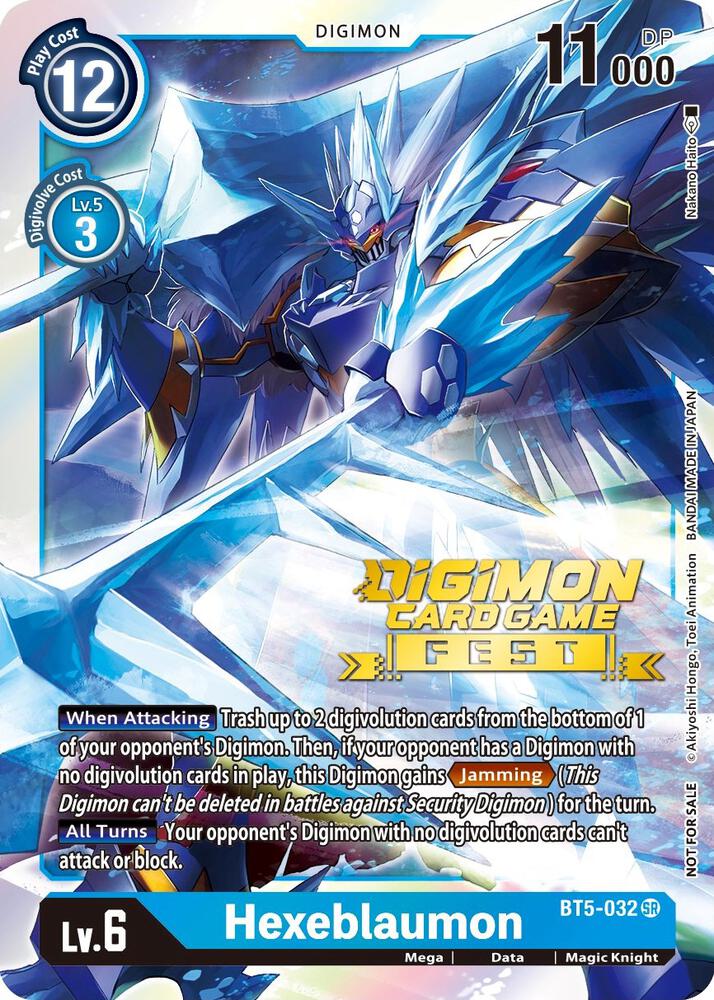Hexeblaumon (Digimon Card Game Fest 2022) - Battle of Omni (BT-05)