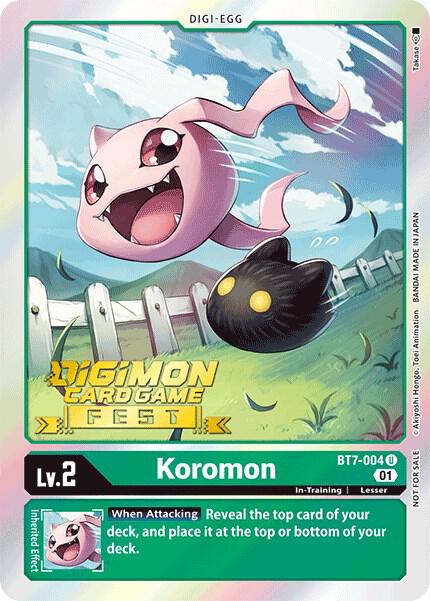 Koromon (Digimon Card Game Fest 2022) - Next Adventure (BT07)
