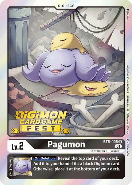 Pagumon (Digimon Card Game Fest 2022) - Double Diamond (BT06)