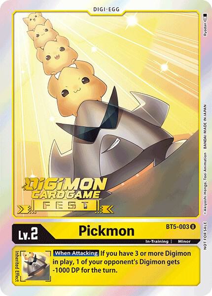 Pickmon (Digimon Card Game Fest 2022) - Battle of Omni (BT-05)