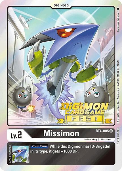 Missimon (Digimon Card Game Fest 2022) - Great Legend (BT-04)