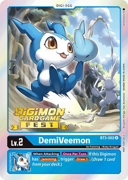 DemiVeemon - BT3-002 (Digimon Card Game Fest 2022) - Release Special Booster 1.0 (BT01-03A)