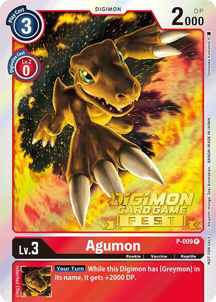 Agumon - P-009 (Digimon Card Game Fest 2022) - Digimon Promotion Cards (D-PR)