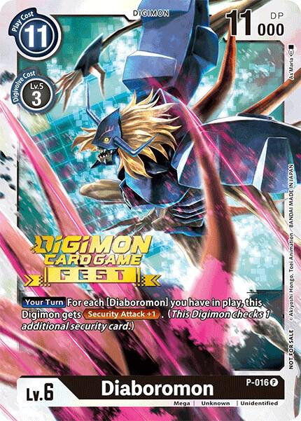Diaboromon - P-016 (Digimon Card Game Fest 2022) - Digimon Promotion Cards (D-PR)