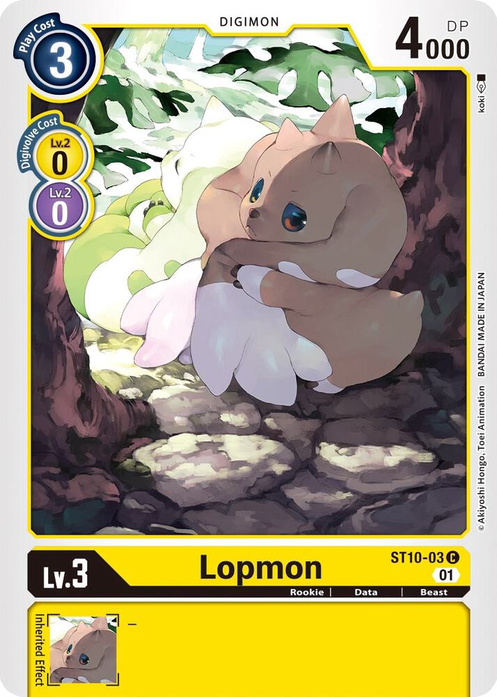 Lopmon - Starter Deck 10: Parallel World Tactician (ST-10)