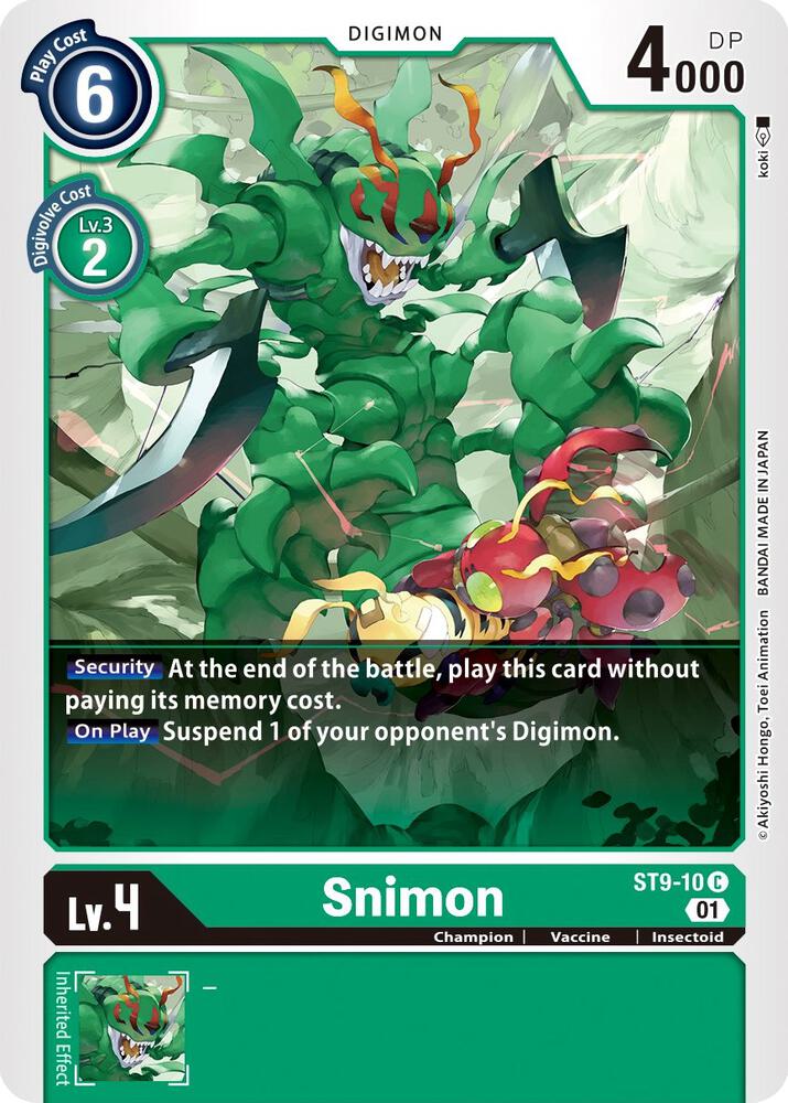 Snimon - Starter Deck 09: Ultimate Ancient Dragon (ST-9)
