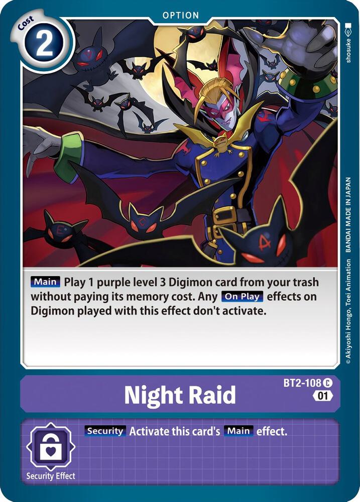 Night Raid (Parallel Rare) - Starter Deck 10: Parallel World Tactician (ST-10)