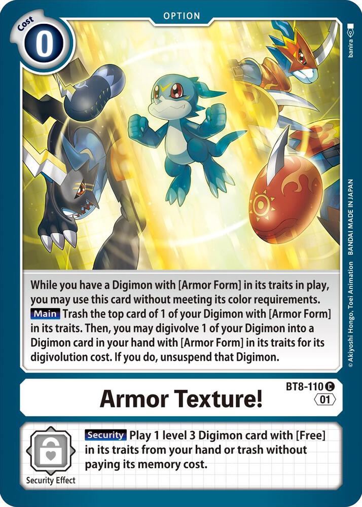 Armor Texture! - New Awakening (BT08)