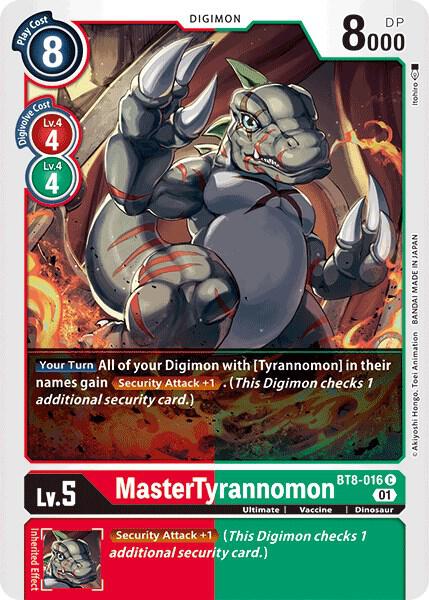 MasterTyrannomon - New Awakening (BT-08)