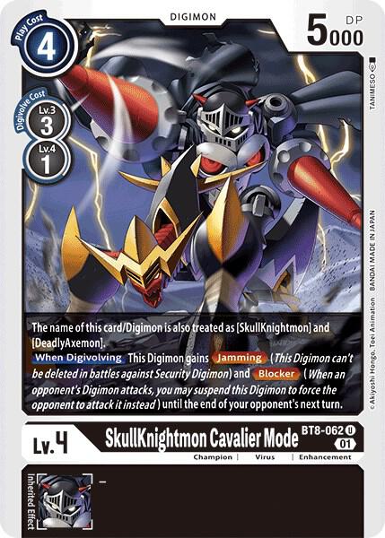 SkullKnightmon Cavalier Mode - New Awakening (BT-08)