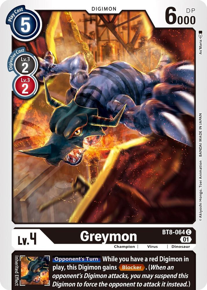 Greymon - New Awakening (BT-08)