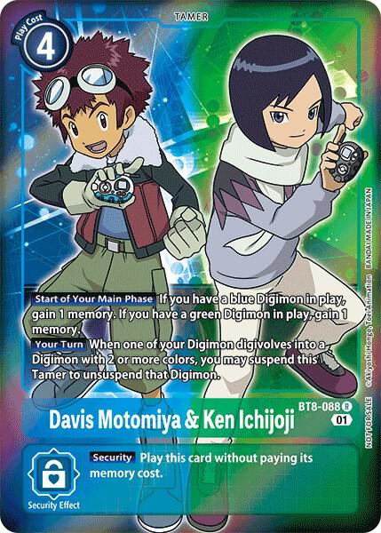 Davis Motomiya & Ken Ichijoji (Box Topper) - New Awakening (BT-08)