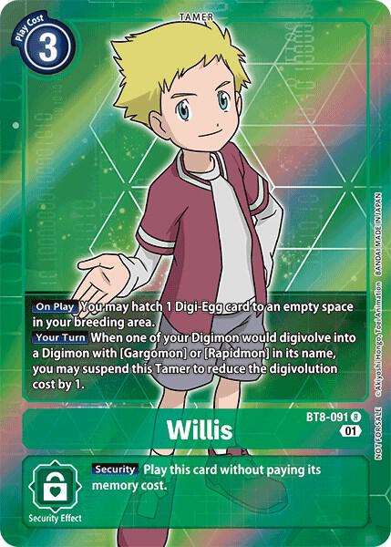 Willis (Box Topper) - New Awakening (BT-08)