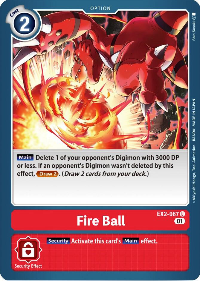 Fire Ball - Digital Hazard (EX-02)