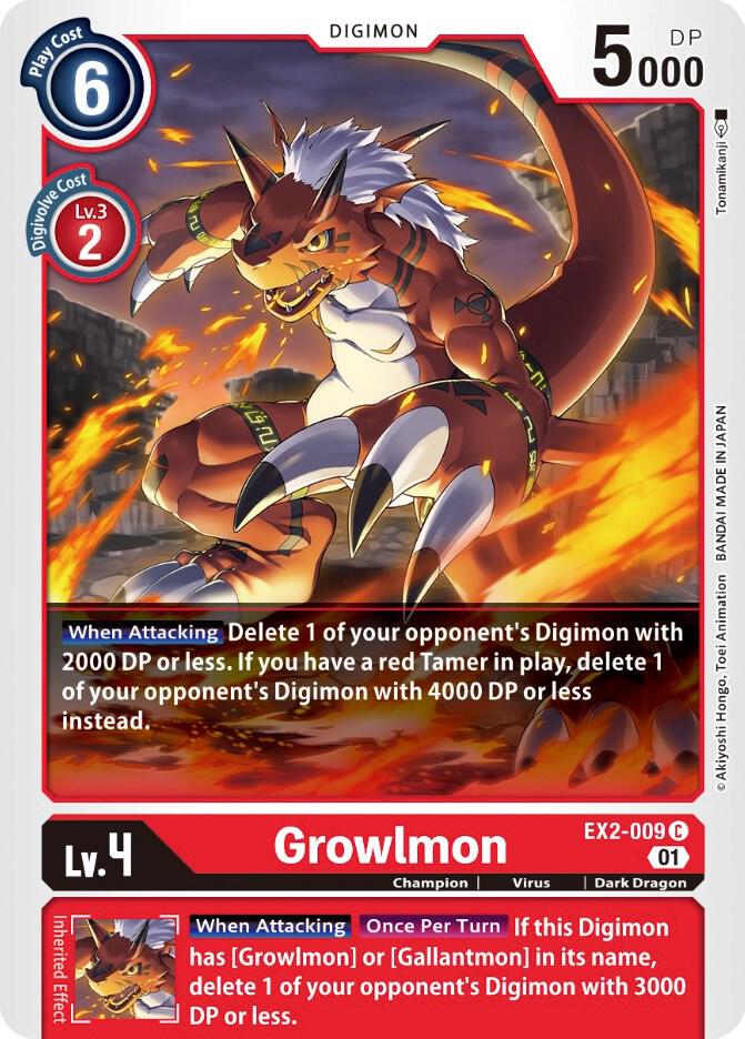 Growlmon - Digital Hazard (EX-02)