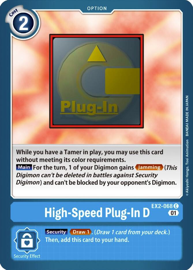 High-Speed Plug-In D - Digital Hazard (EX-02)