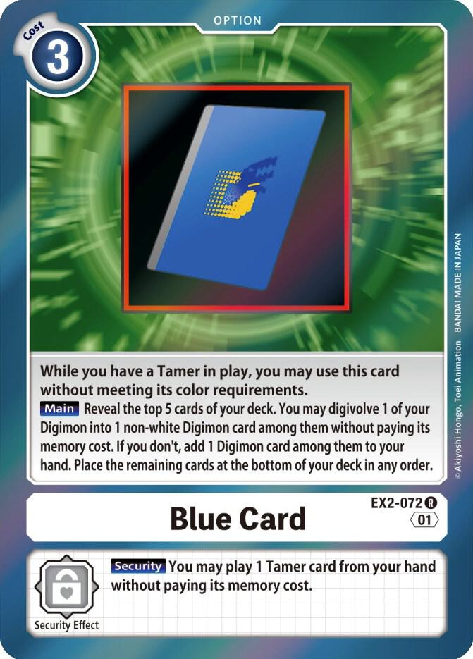 Blue Card - Digital Hazard (EX-02)
