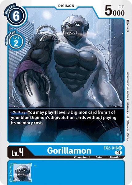Gorillamon - Digital Hazard (EX-02)
