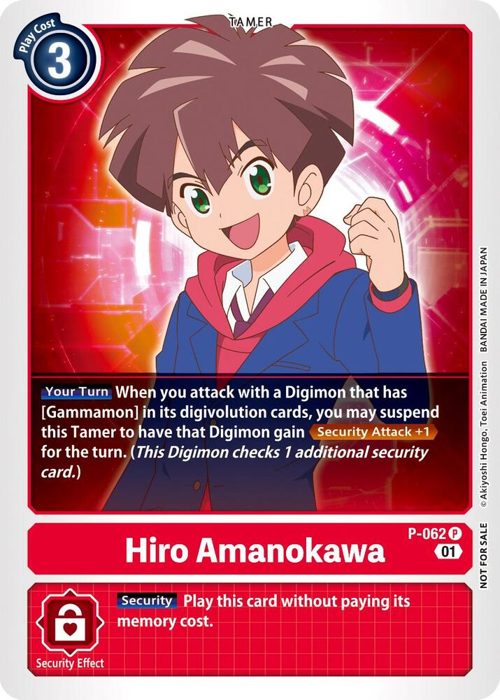Hiro Amanokawa (Official Tournament Pack Vol.5) - Digimon Promotion Cards (D-PR)