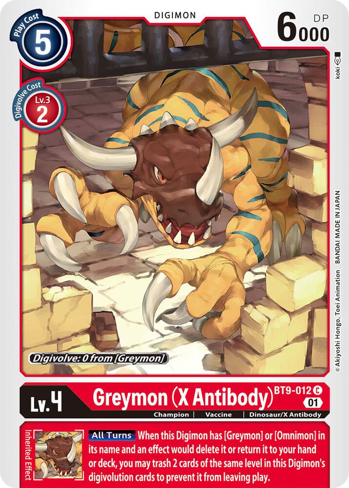 Greymon (X Antibody) - X Record (BT-09)