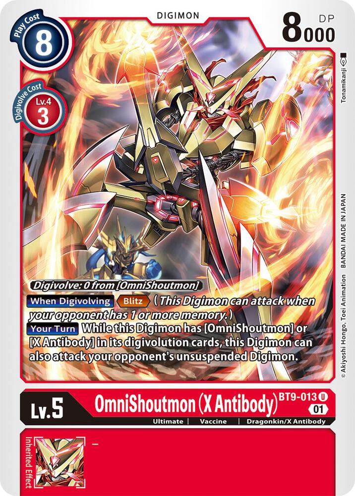OmniShoutmon (X Antibody) - X Record (BT-09)