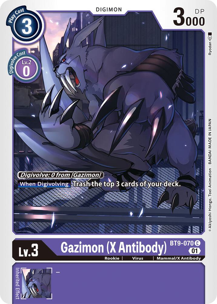 Gazimon (X Antibody) - X Record (BT-09)