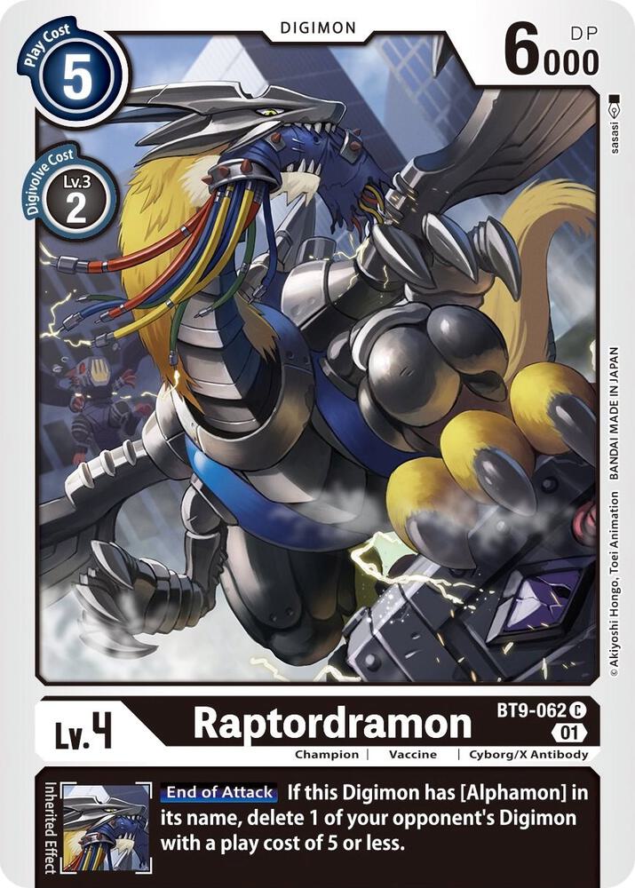 Raptordramon - X Record (BT-09)