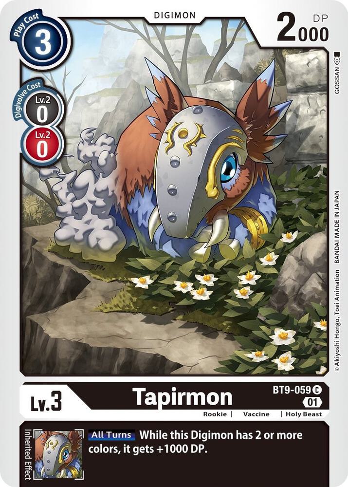 Tapirmon - X Record (BT-09)