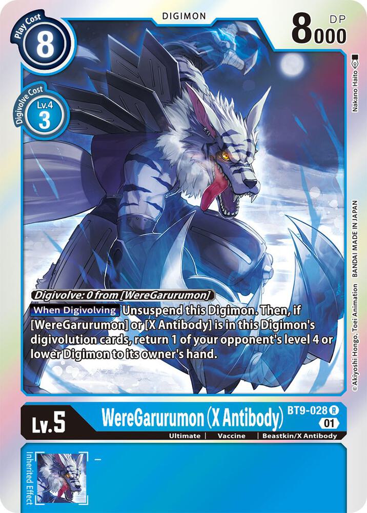 WereGarurumon (X Antibody) - X Record (BT-09)