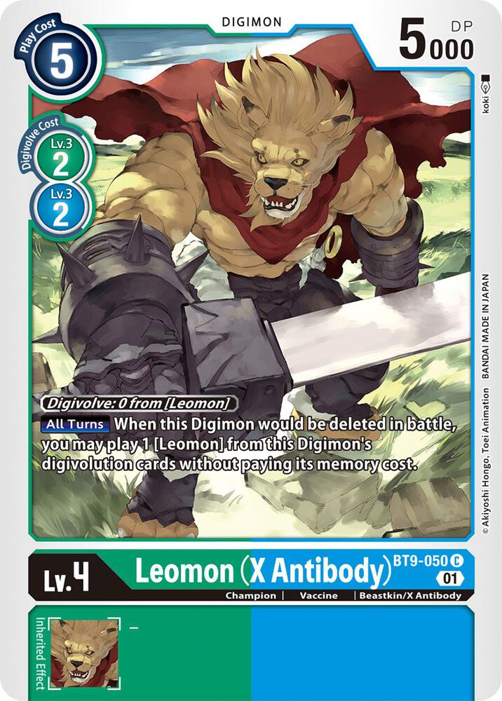 Leomon (X Antibody) - X Record (BT-09)