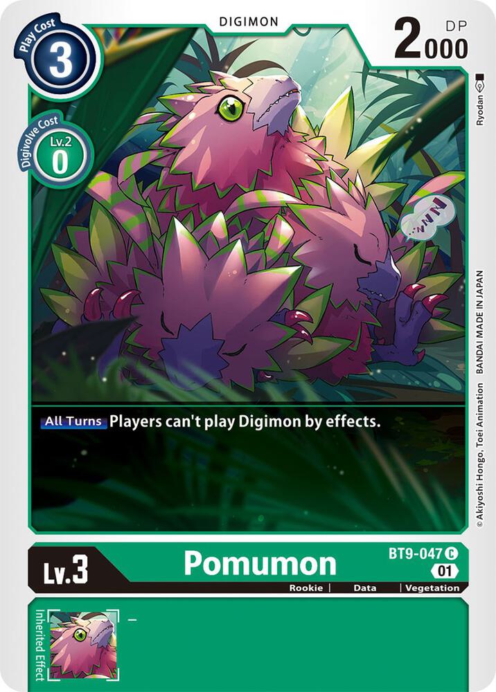 Pomumon - X Record (BT-09)(Reprint) - Advanced Booster Digimon Generation (AD-01)
