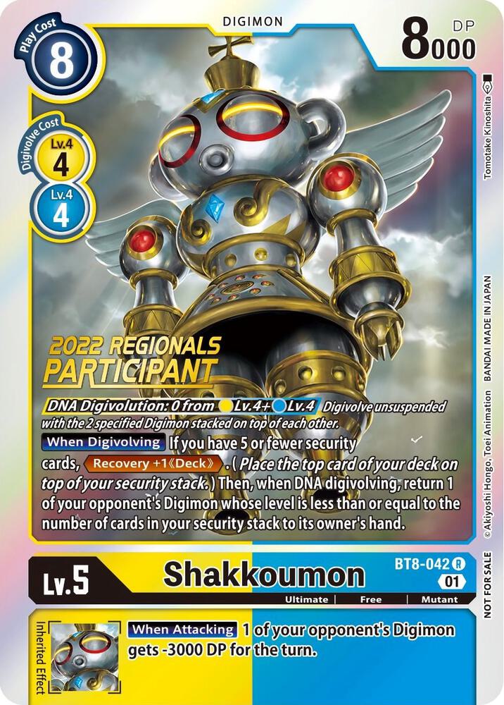 Shakkoumon (2022 Championship Offline Regional) [Online Participant] - New Awakening (BT-08)