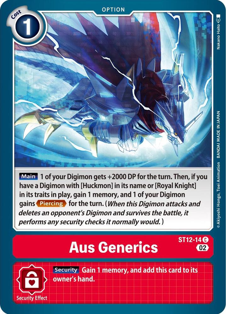 Aus Generics - Starter Deck 12: Jesmon (ST-12)