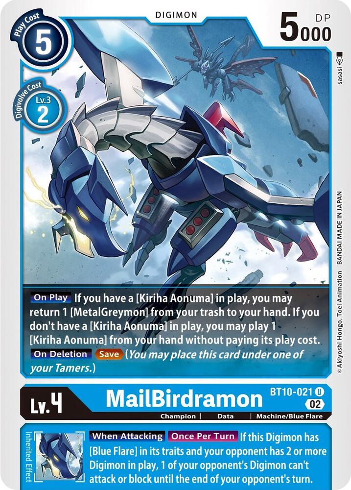 MailBirdramon - Xros Encounter (BT-10)