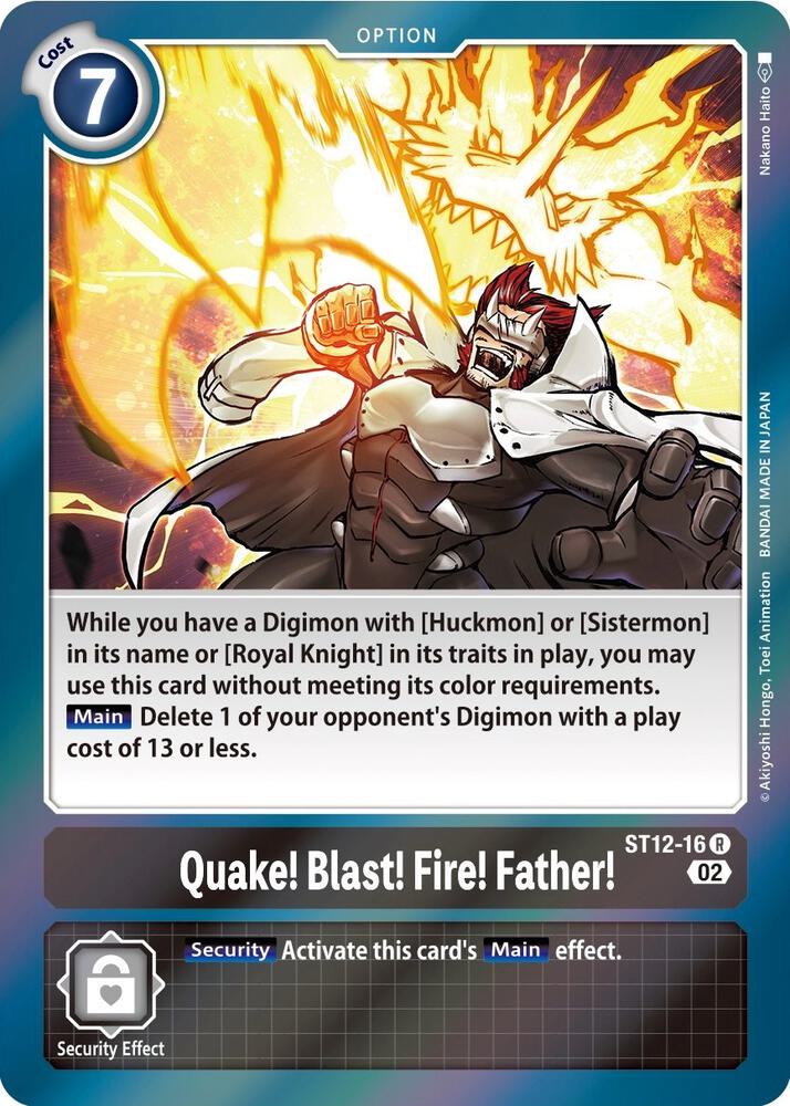 Quake! Blast! Fire! Father! - Starter Deck 12: Jesmon (ST-12)