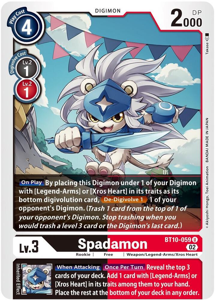 Spadamon - Xros Encounter (BT-10)