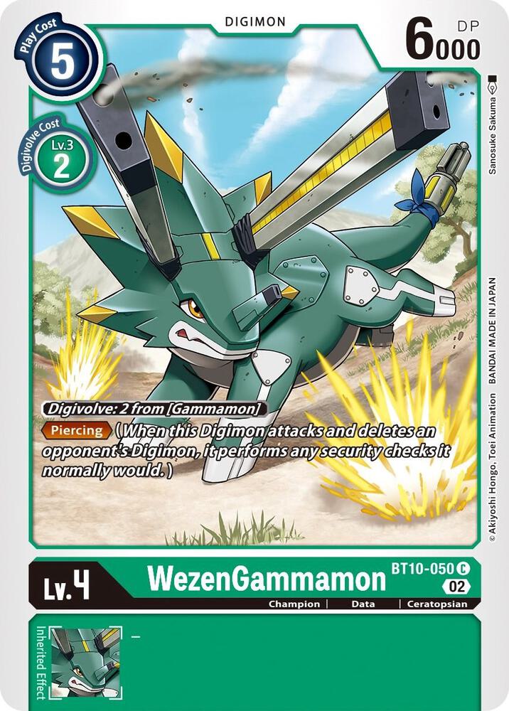 WezenGammamon - Xros Encounter (BT-10)