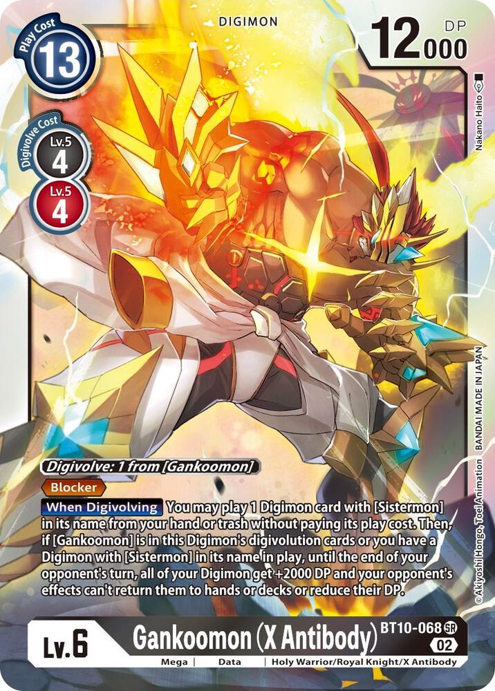 Gankoomon (X Antibody) - Xros Encounter (BT-10)