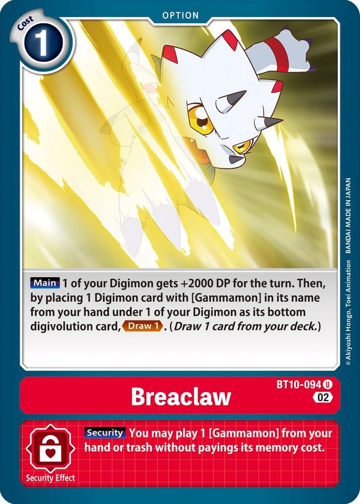 Breaclaw - Xros Encounter (BT-10)