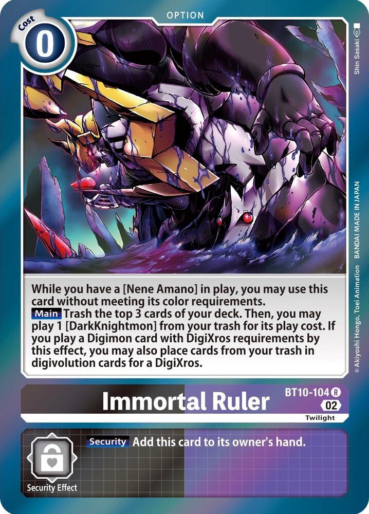 Immortal Ruler - Xros Encounter (BT-10)