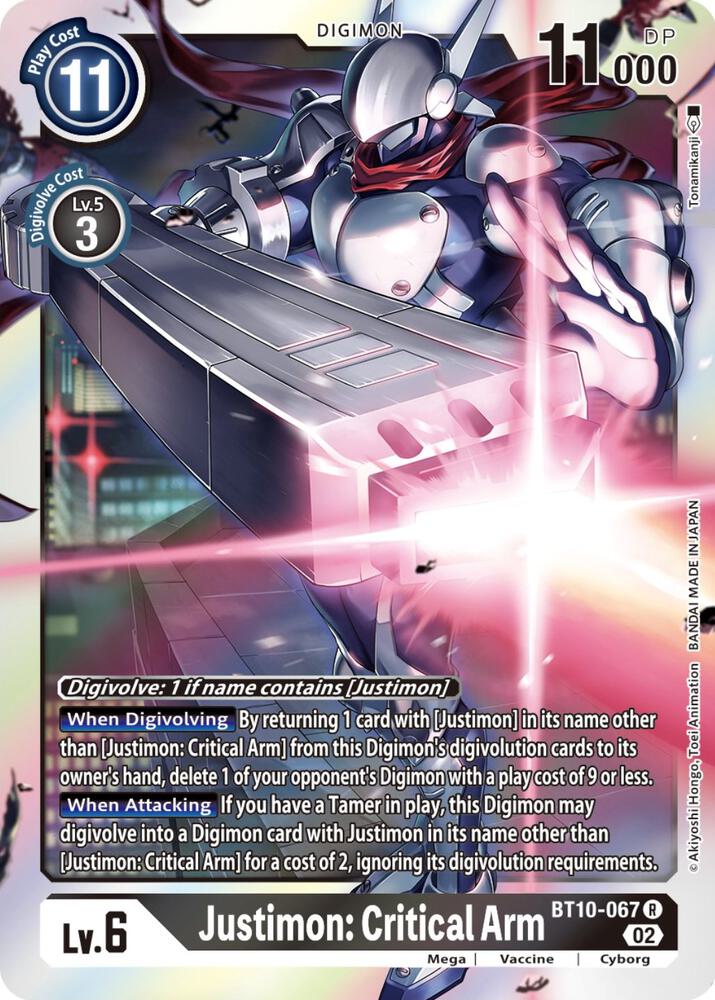 Justimon: Critical Arm - Xros Encounter (BT-10)