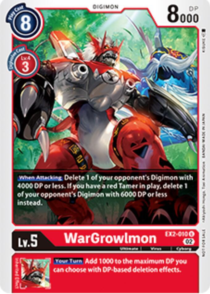 WarGrowlmon - EX2-010 (Tamer Party Vol. 6 Promo) - Digital Hazard (EX02)
