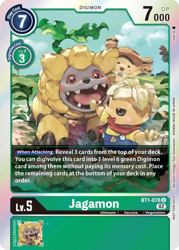 Jagamon (Official Tournament Pack Vol. 7) - Release Special Booster 1.0 (BT01-03A)